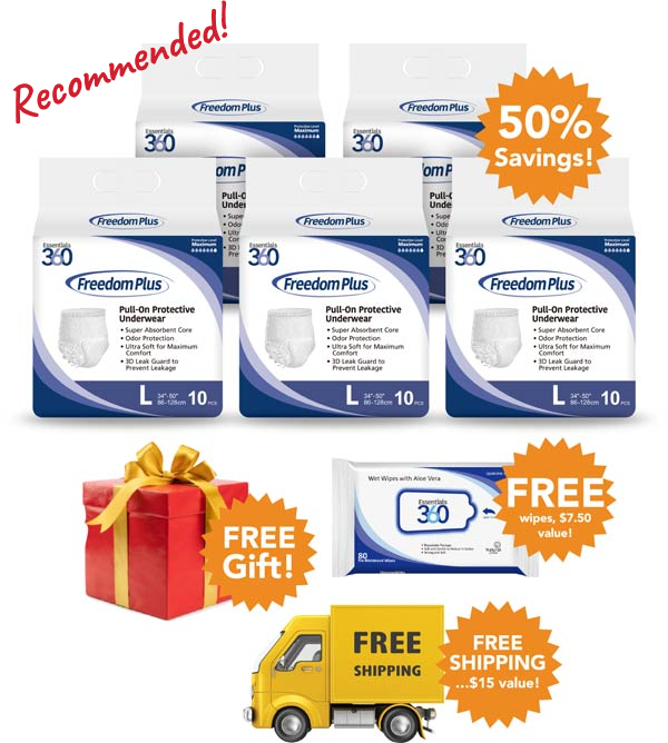 Freedom Plus 5 packs with free gifts