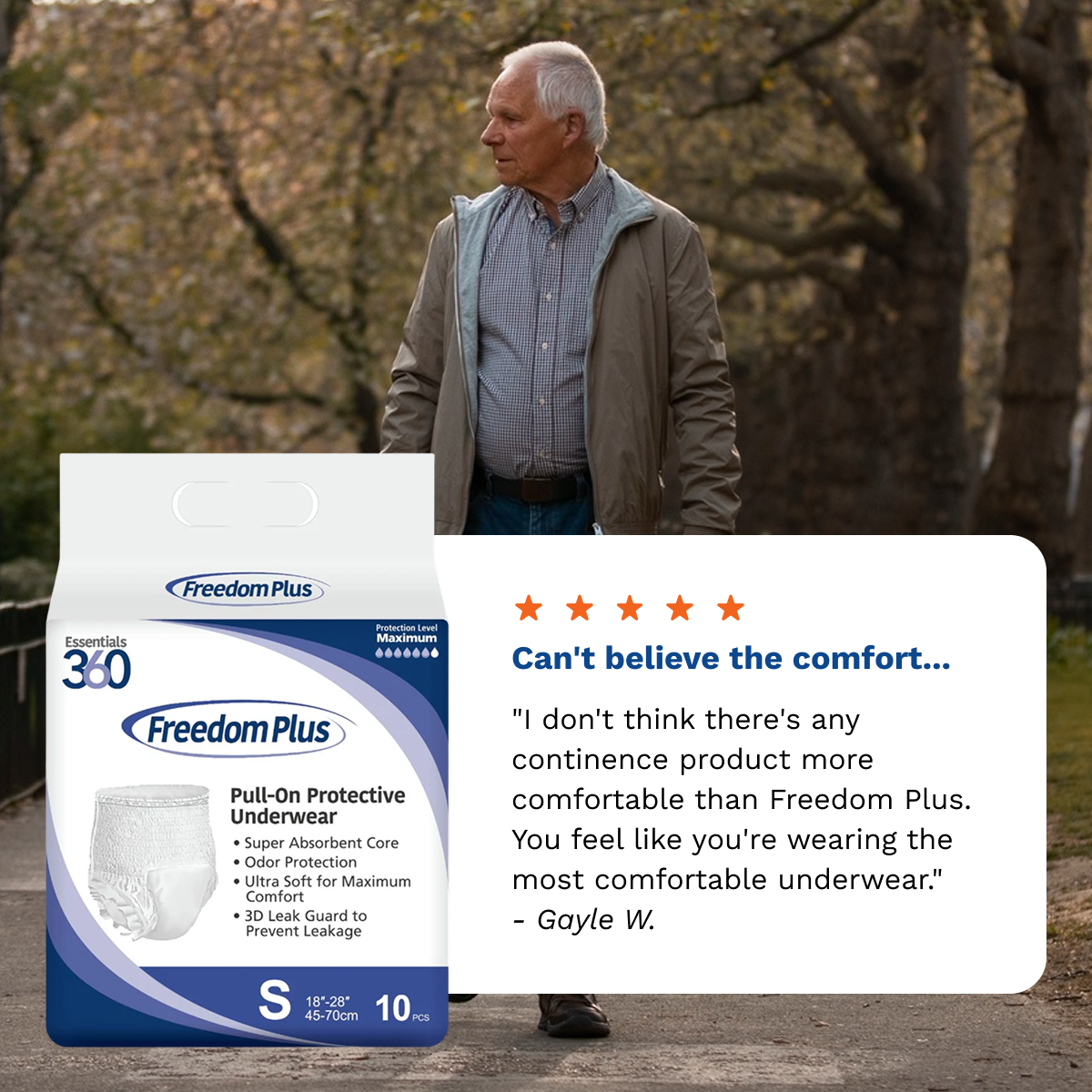Freedom Plus Anytime Underwear - Essential 360 – Essentials 360