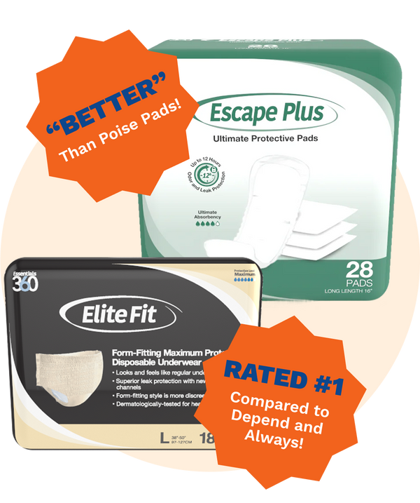 New “On the Go” Bundle Keeps You Drier and Freer From Urinary Leaking    