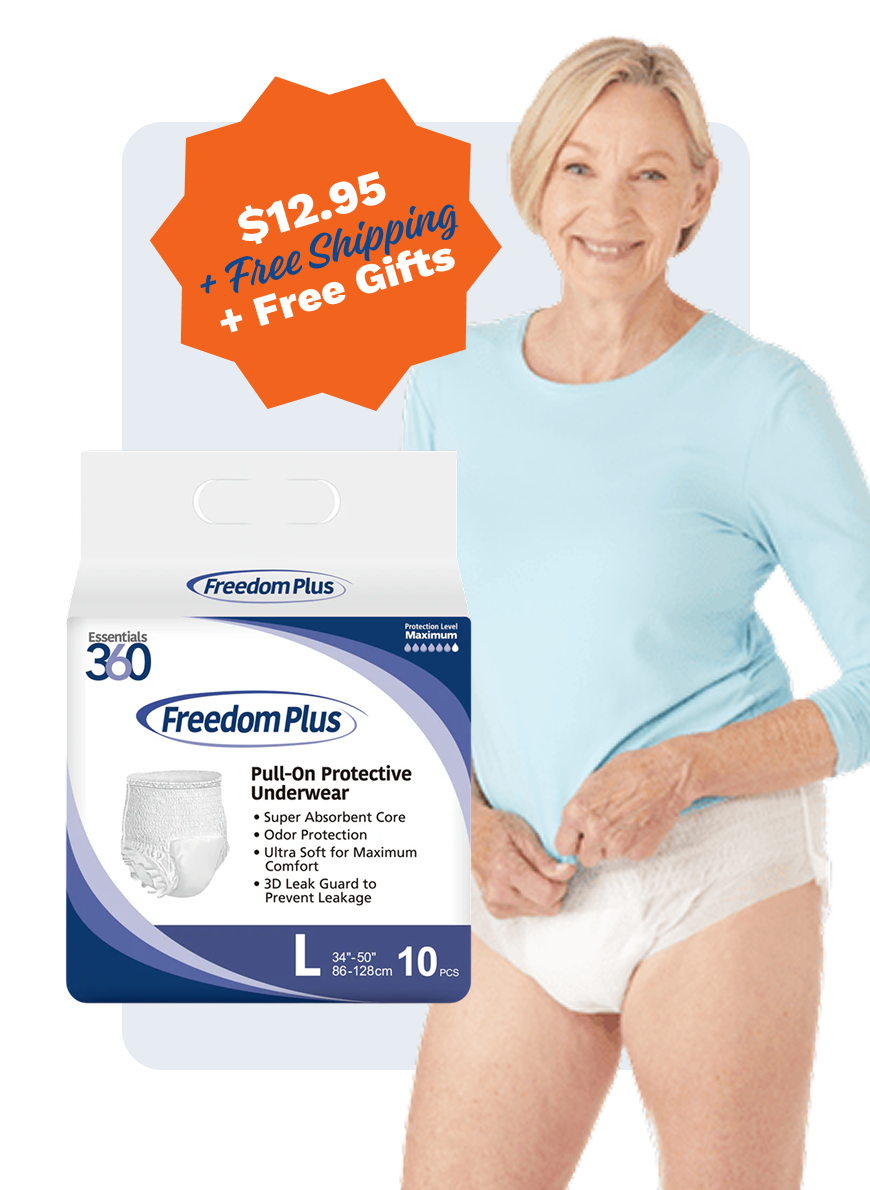 Freedom Plus trial pack, $12.95 plus free shipping and free gifts