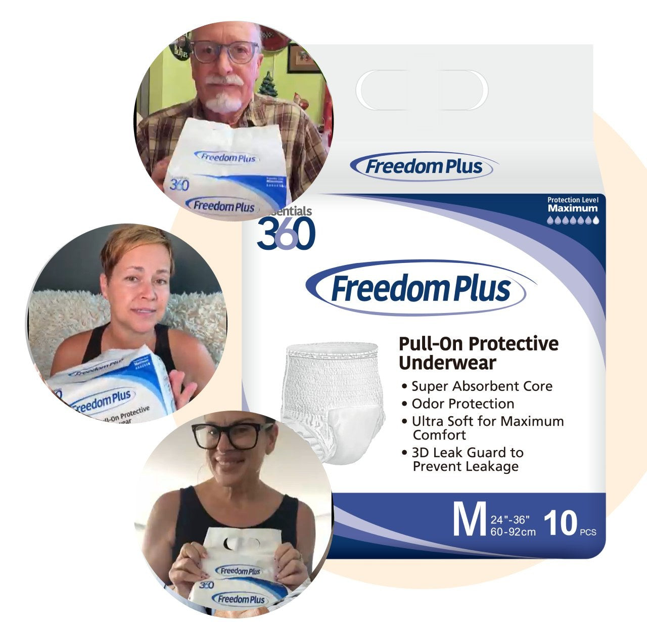 Freedom Plus protective underwear