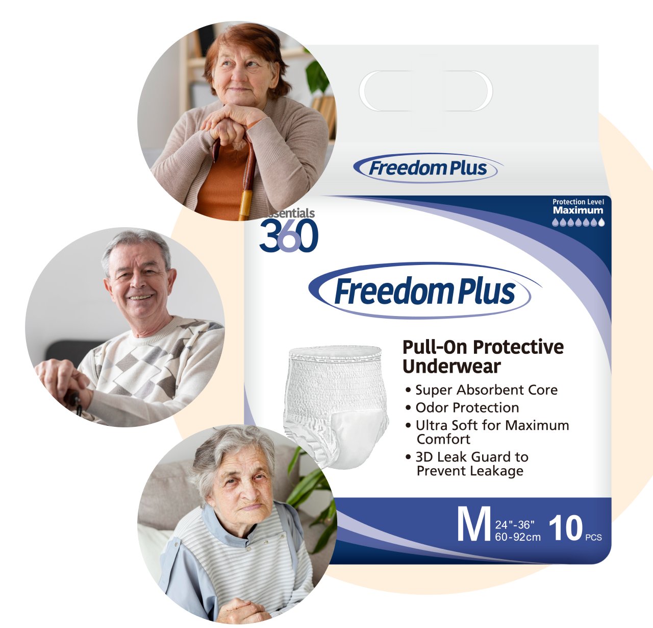 Freedom Plus protective underwear